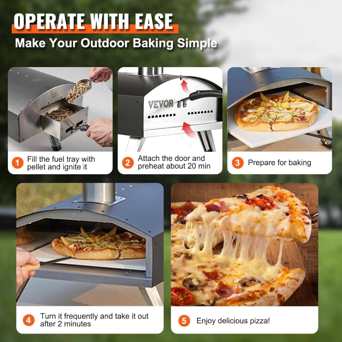 baking oven pizza for garden