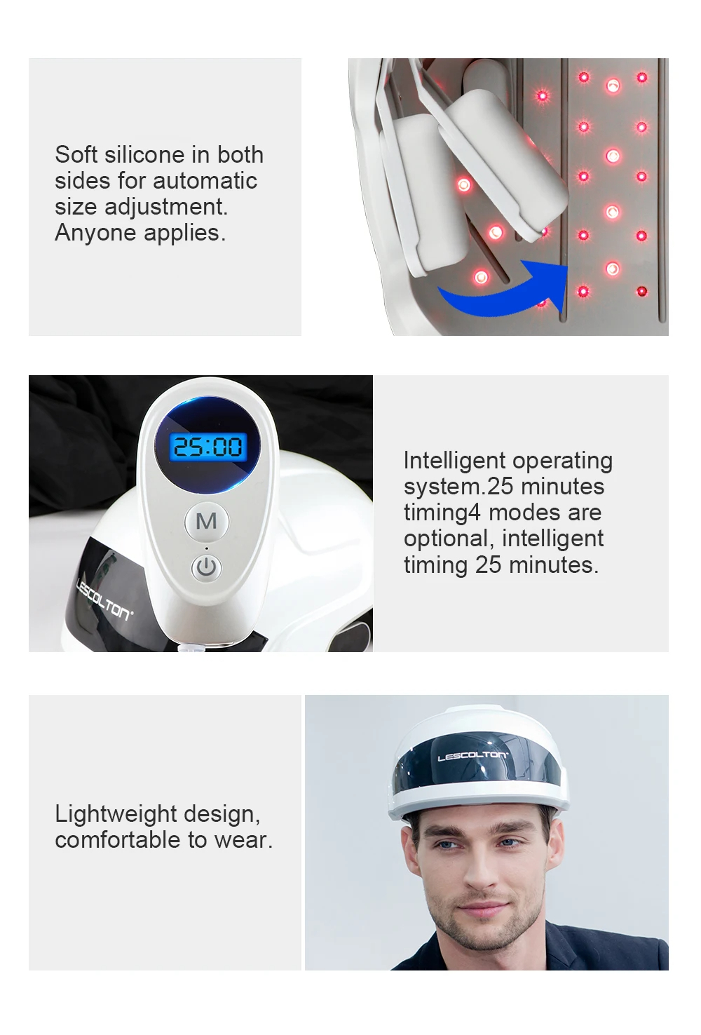 Red light helmet