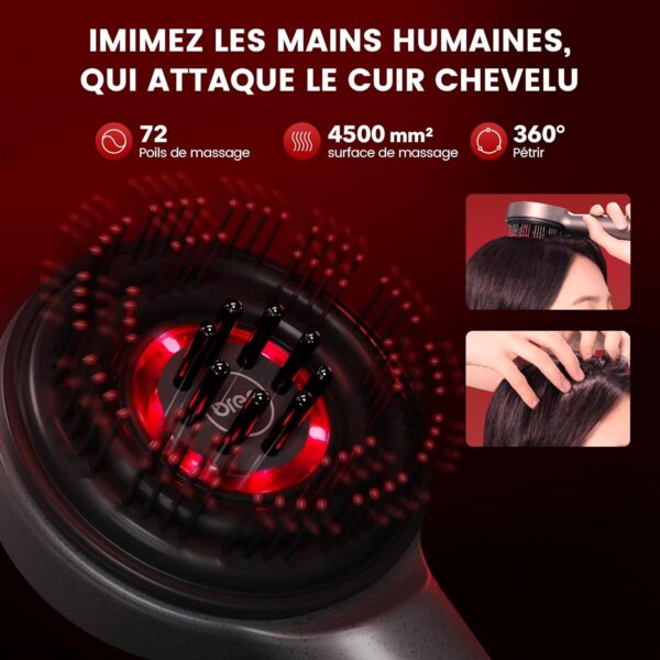 Electric scalp massager